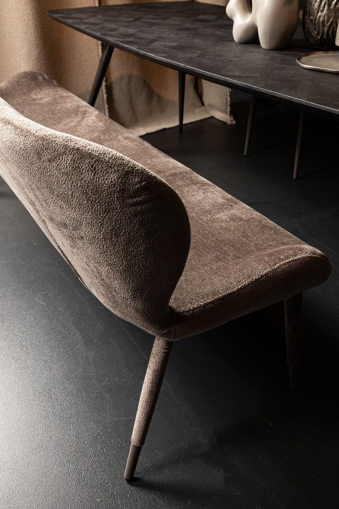 Thor Dining Bench Aphrodite Mocca - depauwwonen