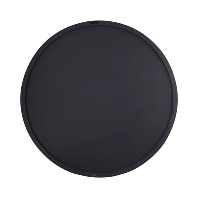 Wiktor Brown MDF Ronde Wandpaneel Swirl Gesneden M by PTMD