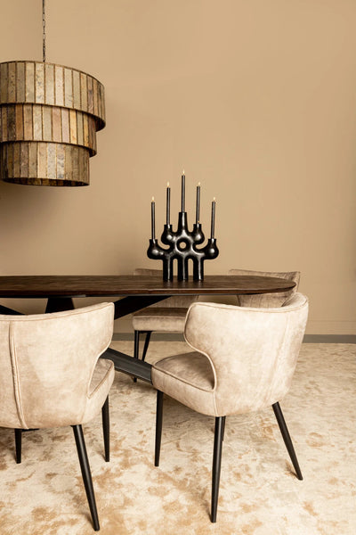 Zinno Bruine Eetkamerstoel (set van 2) by PTMD