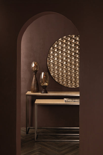 Zoah Beige Travertine Rechthoekige Wandtafel SV2 - depauwwonen