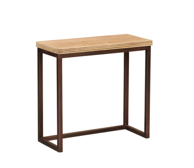 Zoah Koper Mango Hout Rechthoekige Wandtafel set van 3 by PTMD