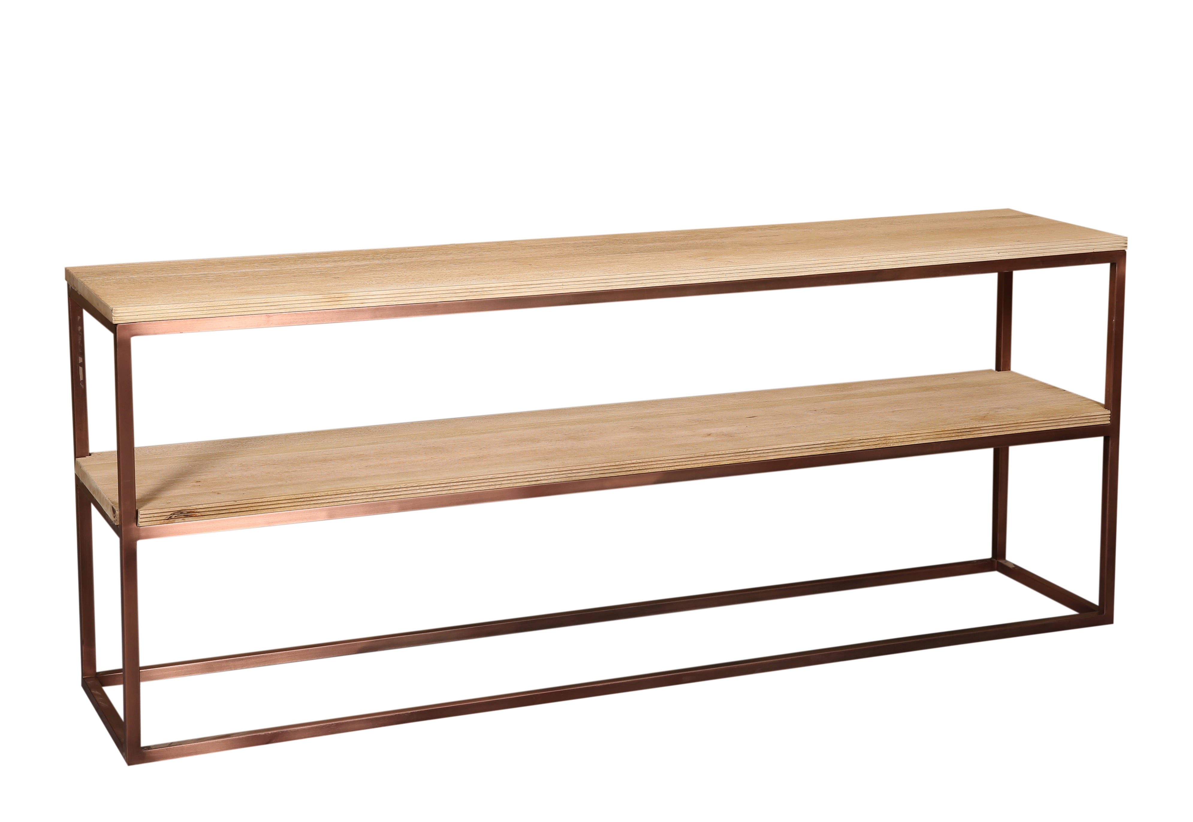 Zoah Koper Mango Houten Wandtafel - depauwwonen