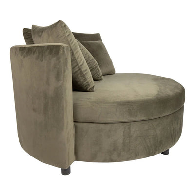 Loveseat Fayen Velvet Green - 5 Kussens by PTMD