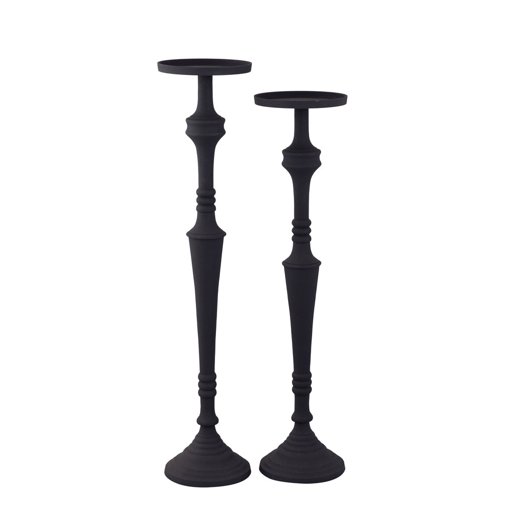 Kandelaar Helen - 21x21x86 cm  - Zwart - depauwwonen