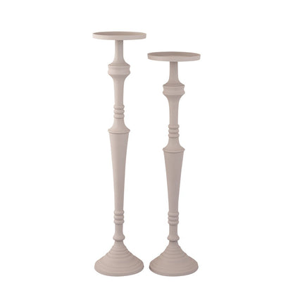 Kandelaar Helen - 21x21x96 cm  - Beige - depauwwonen