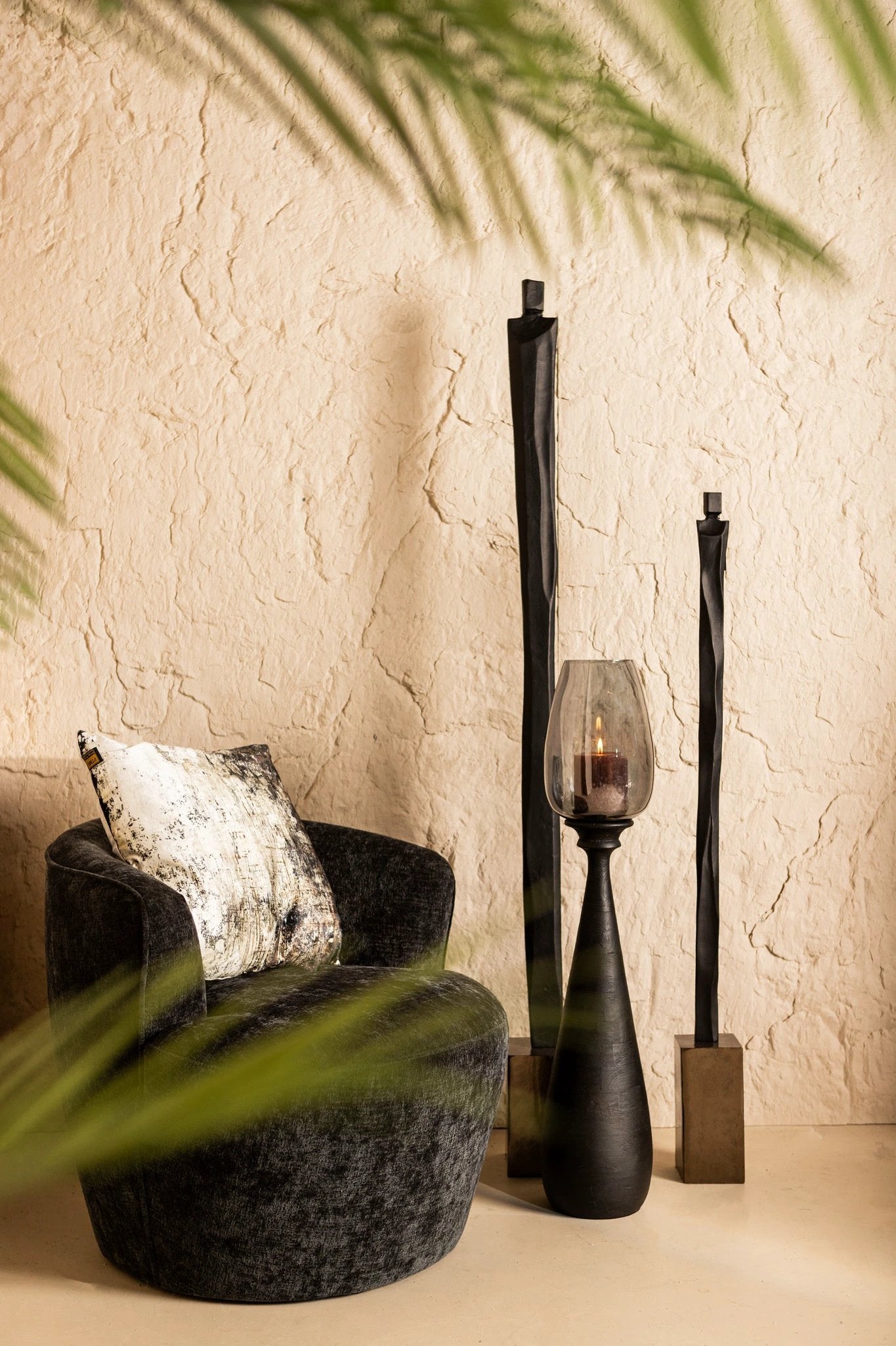 Midi Black Mango Wood Stormlight M by PTMD