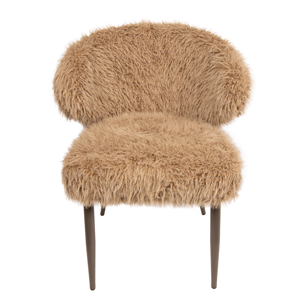 Ares Eetkamerstoel Haar Bruin (set van 2) - depauwwonen