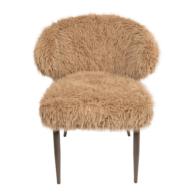 Ares Eetkamerstoel Haar Bruin (set van 2) by PTMD