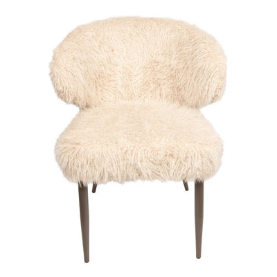Ares Eetkamerstoel Haar Beige (set van 2) by PTMD