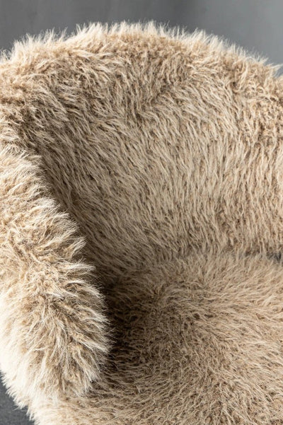 Ares Eetkamerstoel Haar Beige (set van 2) by PTMD