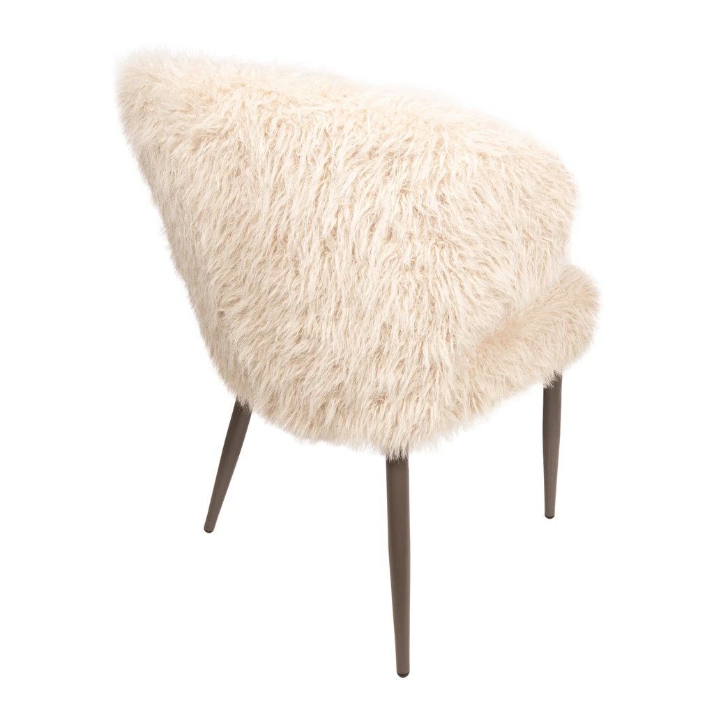Ares Eetkamerstoel Haar Beige (set van 2) by PTMD