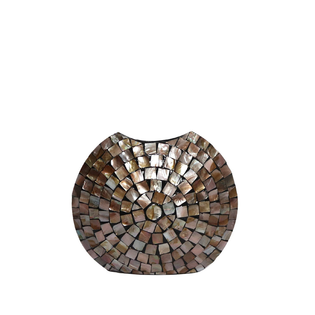 Nikael Bronzen ovale poly shell pot S - depauwwonen