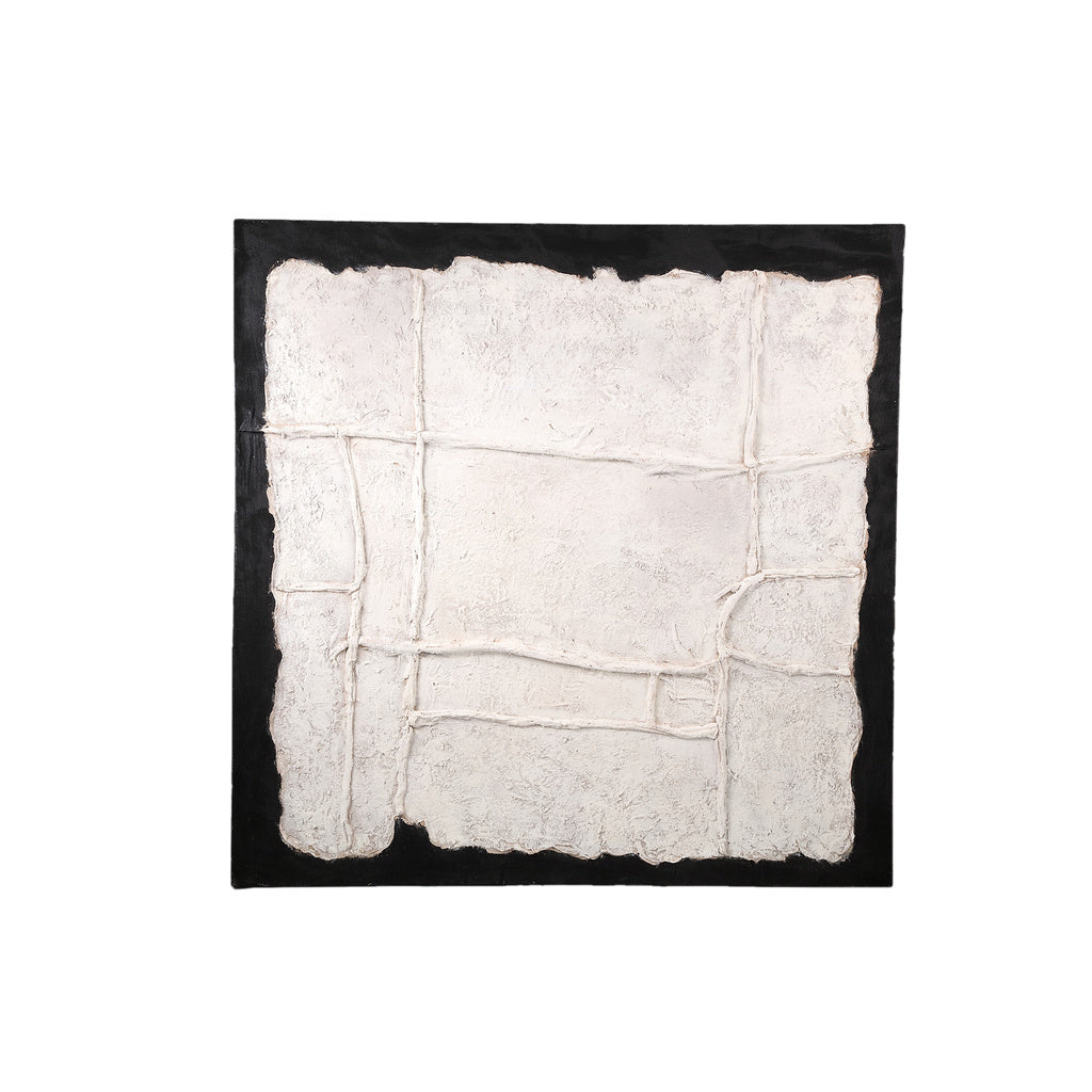 Wandpaneel Suyen White Abstract Lines - depauwwonen