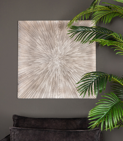 Zapp wit geribbeld wandpaneel vierkant - S - depauwwonen