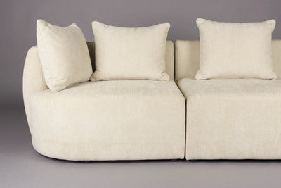 Bankstel Rocca 4.5 Seater Latte by Dutchbone