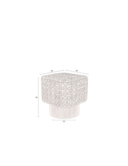 Stool Monogram