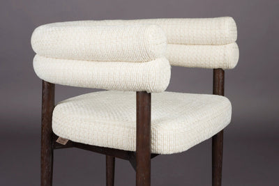 Eetkamerstoel Sela Off White by Dutchbone