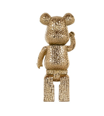 Art Decoration Bear Gold Standing - depauwwonen