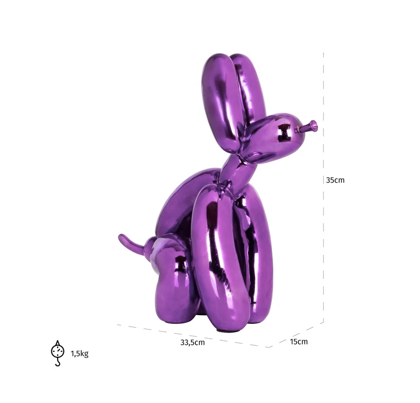 Art Decoration Dog paars by Richmond Interiors