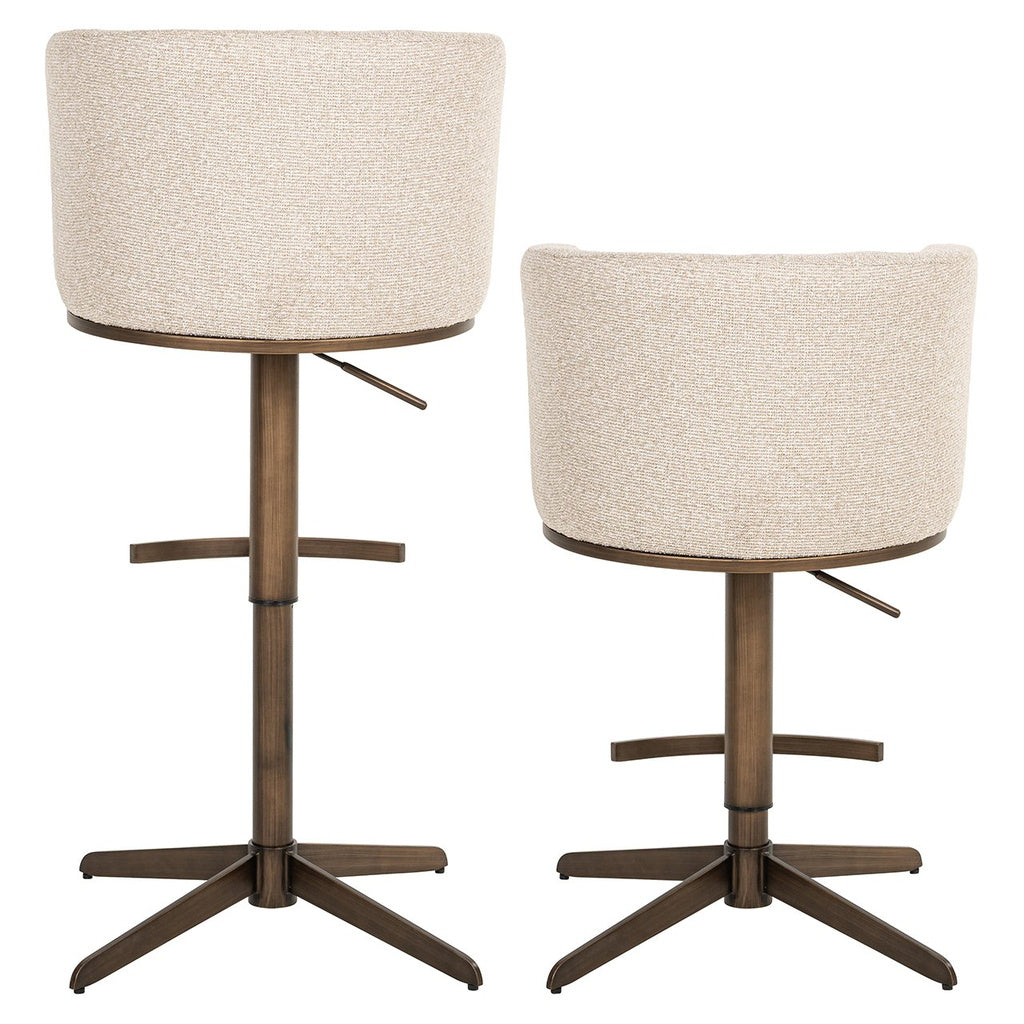 Bar/counter stoel Cheyenne draai biscotti - depauwwonen