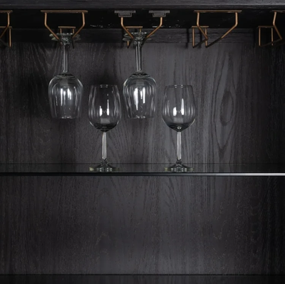 Bar Kast Bloomville Goud - 2 deuren by Richmond Interiors