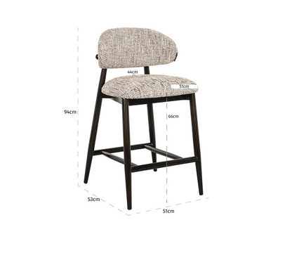 Barstoel Cherry Lovely Cream - Laag - depauwwonen