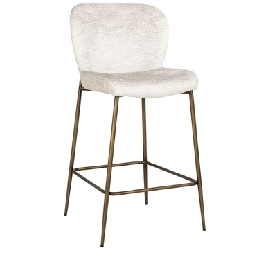 Barstoel Darby Cream Fusion - Laag by Richmond Interiors