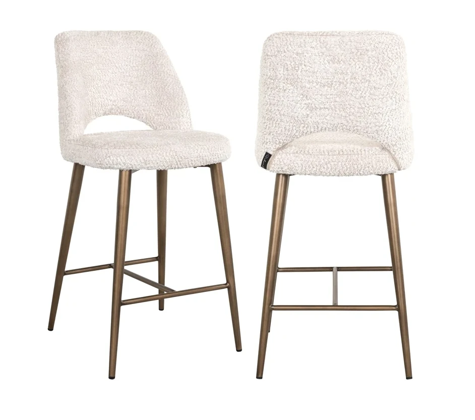 Barstoel Delphine Lovely Cream - Laag by Richmond Interiors