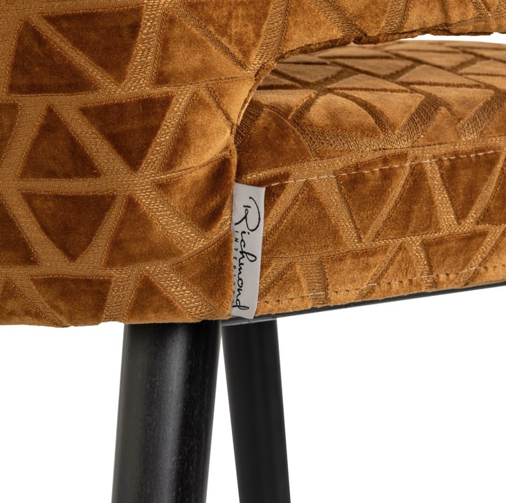 Barstoel Indigo Gold Triangle - Laag - depauwwonen