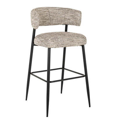Barstoel Rochelle trendy nature (set van 2) - laag by Richmond Interiors
