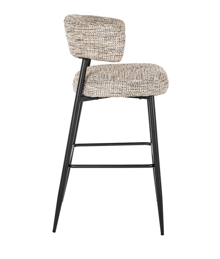 Barstoel Rochelle trendy nature (set van 2) - laag by Richmond Interiors