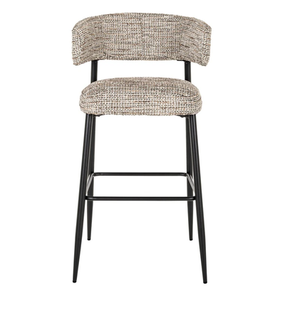 Barstoel Rochelle trendy nature (set van 2) - laag by Richmond Interiors