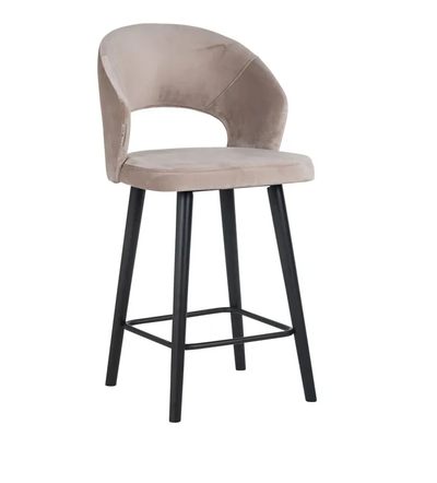 Barstoel Savoy Khaki Velvet - Laag by Richmond Interiors
