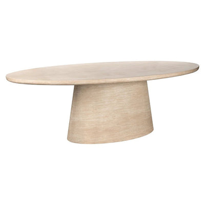 Eettafel Fictus 240 Travertine faux (Beige) by Richmond Interiors