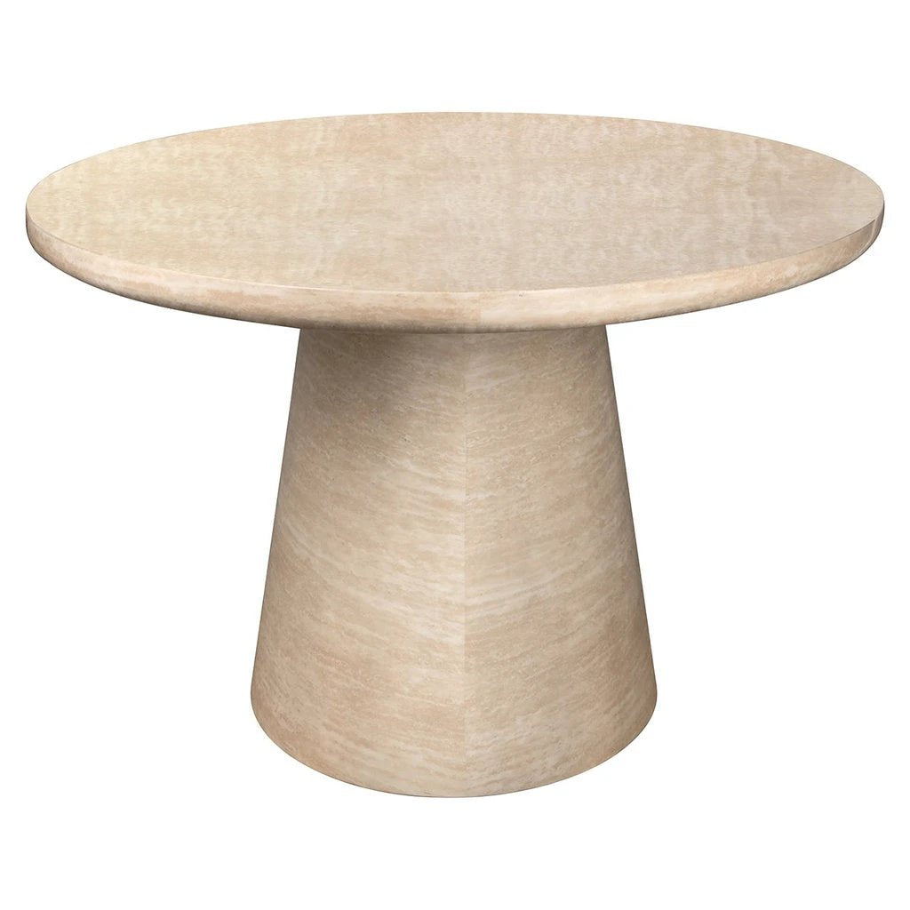 Eettafel Fictus 240 Travertine faux (Beige) by Richmond Interiors