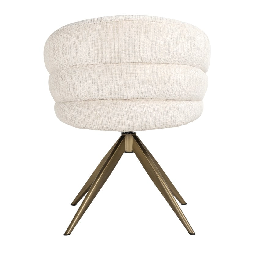 Eetkamerstoel Zendaya Beige Chenille - depauwwonen
