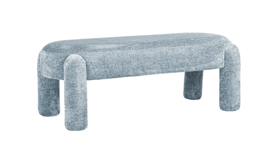 Bench Holly Light Blue Chenille by Richmond Interiors