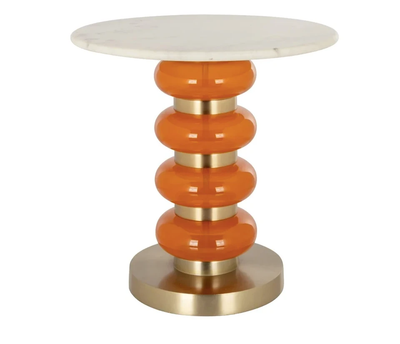 Bijzettafel Boann - oranje by Richmond Interiors