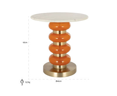 Bijzettafel Boann - oranje by Richmond Interiors