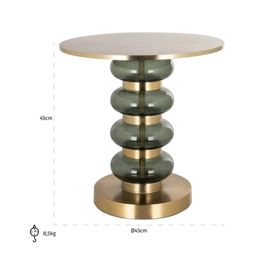 Bijzettafel Dalina - groen by Richmond Interiors