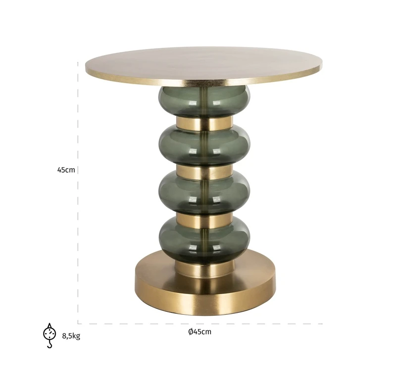 Bijzettafel Dalina - groen by Richmond Interiors