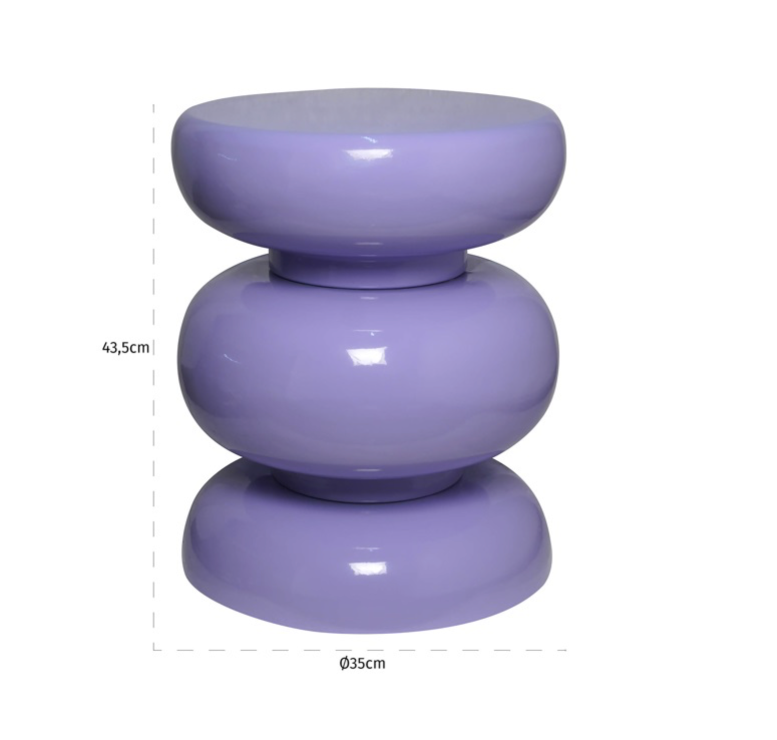 Bijzettafel Jari Purple - depauwwonen