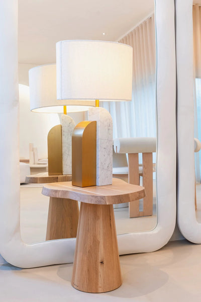 Bijzettafel Odile 50Ø - Naturel by Richmond Interiors