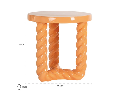 Bijzettafel Rosly Oranje by Richmond Interiors