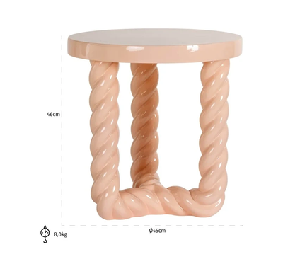 Bijzettafel Rosly Roze by Richmond Interiors