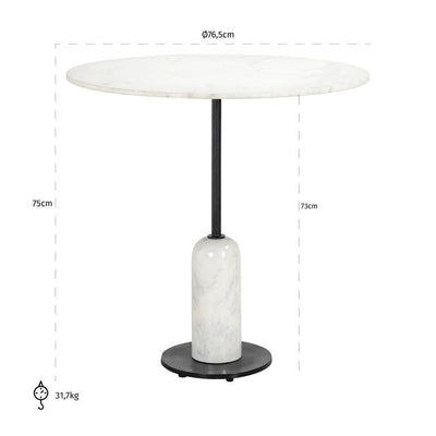 Bistrotafel Jagger 76.5Ø by Richmond Interiors