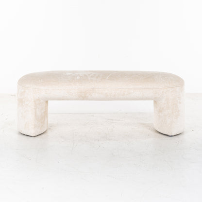 Bank Fargo white chenille - depauwwonen