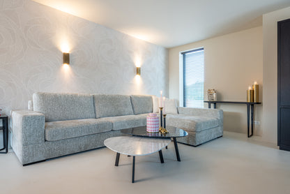 Bank Pasha 3-zits + lounge rechts pearl island - depauwwonen