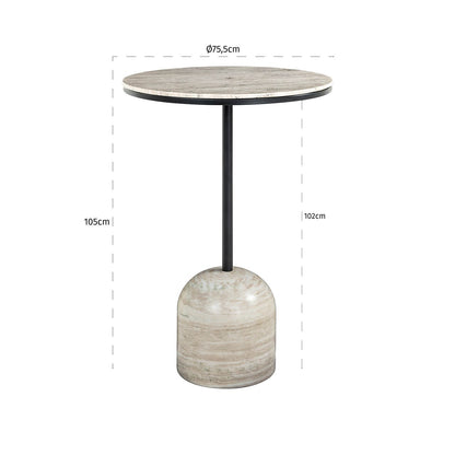 Bartafel Duncan 75Ø (Sand) - depauwwonen