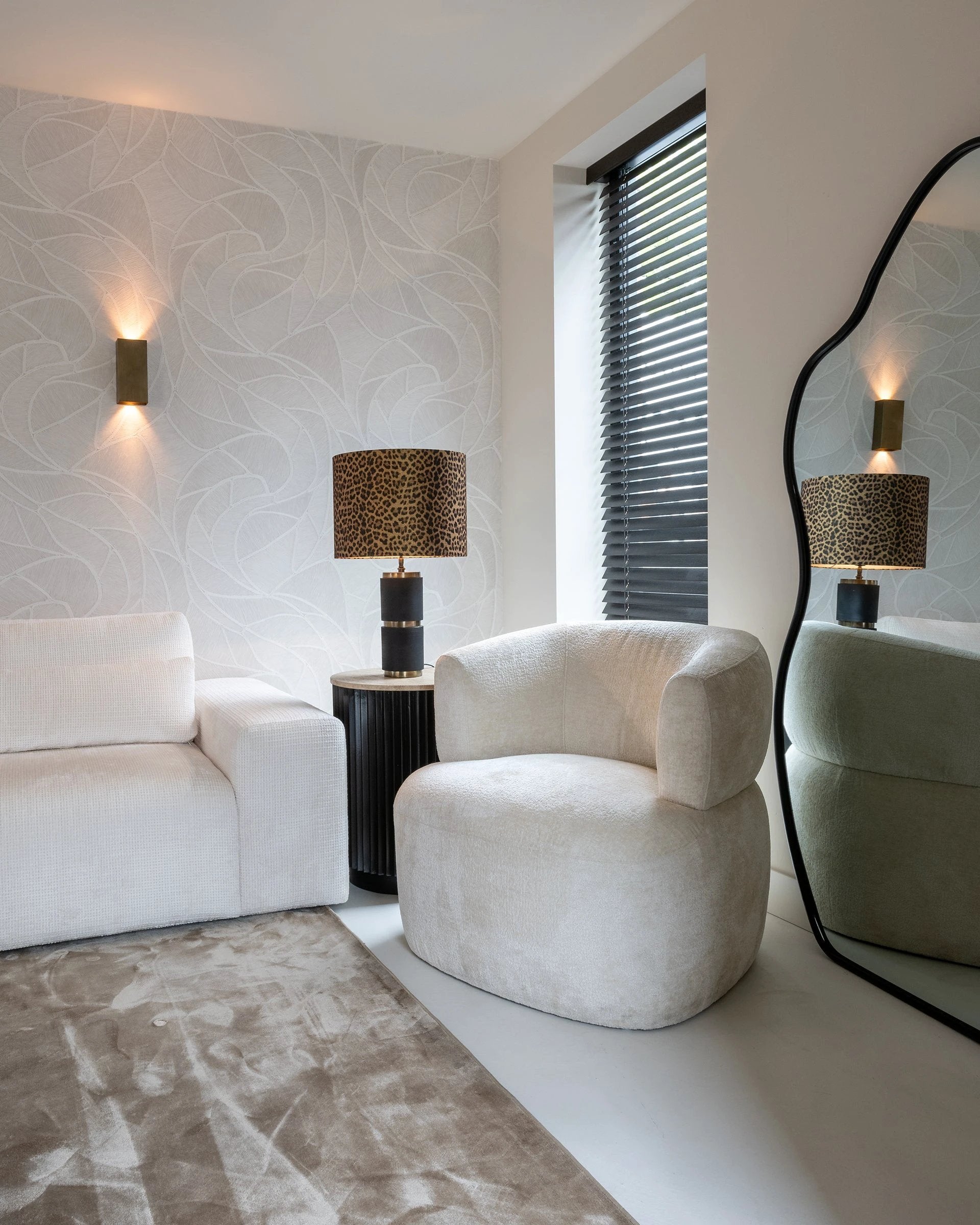 Bijzettafel Hampton 45Ø (Dark brown) by Richmond Interiors